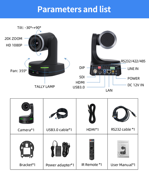 Caméra PTZ (12X) KT- HD86RN HDKATOV